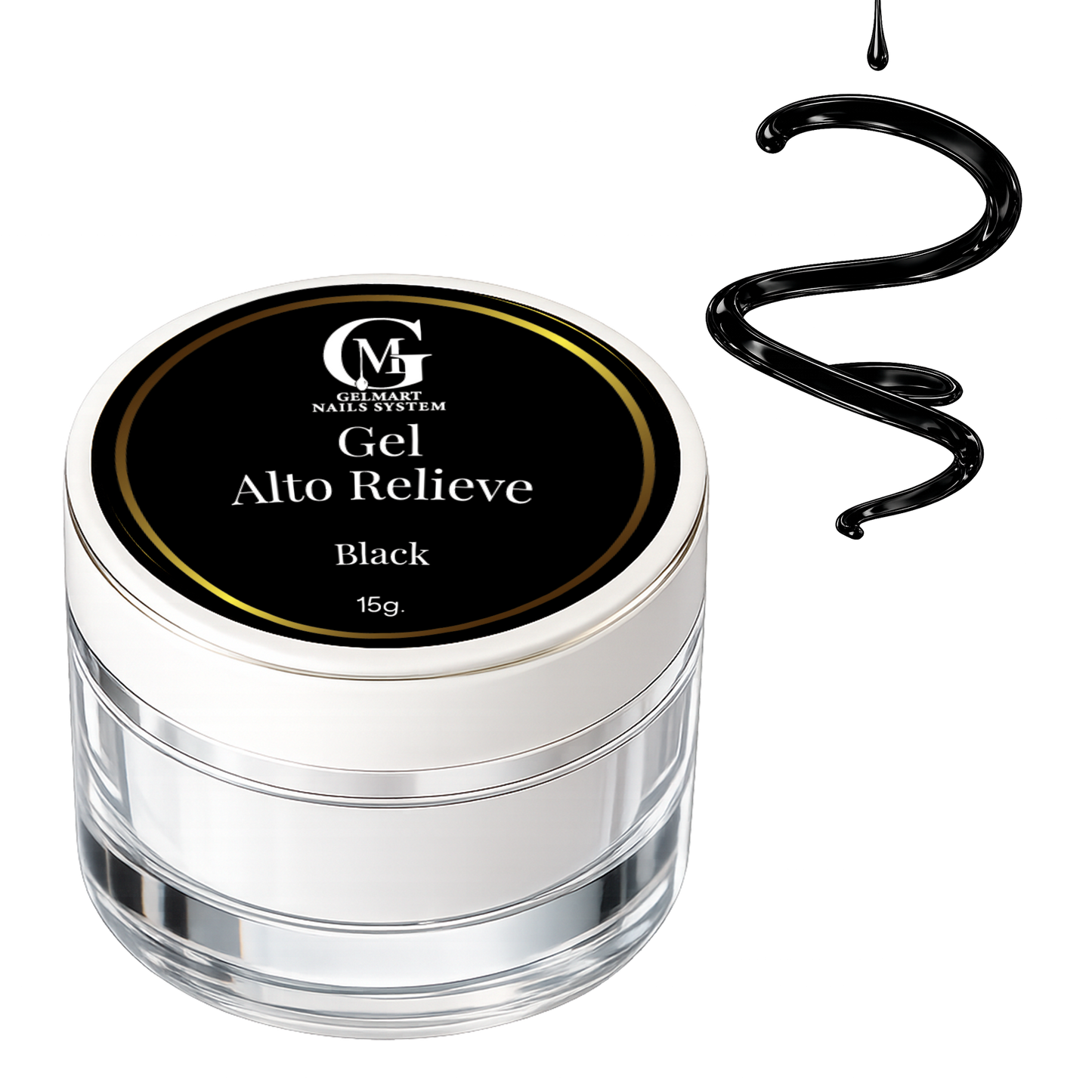 Gel Alto relieve Black